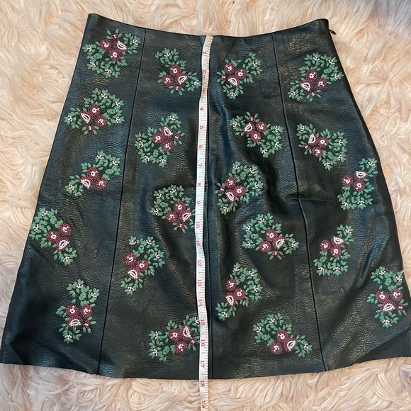 Club Monaco leather skirt size 0 - Picture 3 of 5